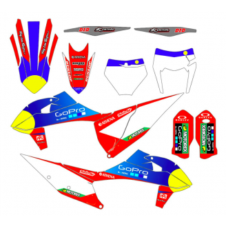 Sticker set compatible with per KTM SX SXF 125 200 250 300 350 450 2019 2021 - MXPKAD13522