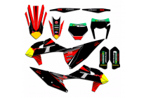 Kit Autocollants compatible avec per KTM SX SXF 125 200 250 300 350 450 2019 2021 - MXPKAD13522