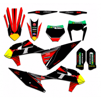 Kit de pegatinas compatible con per KTM SX SXF 125 200 250 300 350 450 2019 2021 - MXPKAD13522