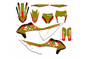 Kit de pegatinas compatible con per KTM SX SXF 125 200 250 300 350 450 2019 2021 - MXPKAD13524