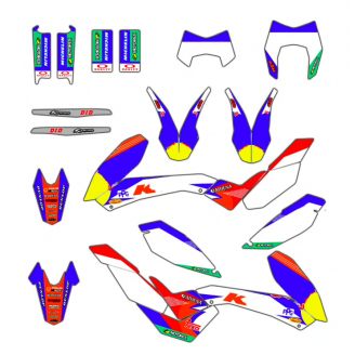 Kit adesivi compatibile con per KTM 690 SMC 2008-2011 - MXPKAD13528