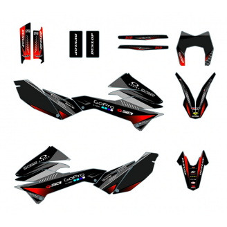 Aufkleber Satz kompatibel mit per KTM 690 SMC 2012 - 2018 - MXPKAD13530