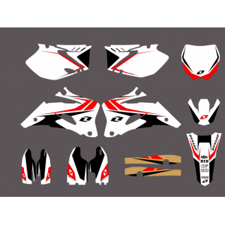 Kit Autocollants compatible avec per YAMAHA YZF 250 450 2006 - 2009 - MXPKAD13279