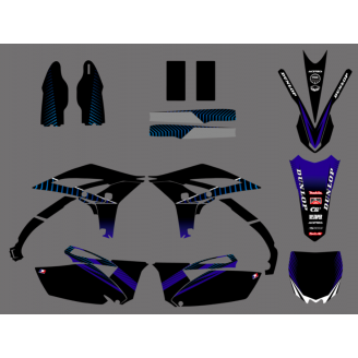 Aufkleber Satz kompatibel mit per YAMAHA YZF 450 2010 - 2013 - MXPKAD13557