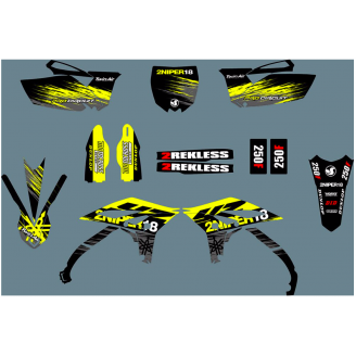 Kit adesivi compatibile con per Yamaha YZF 450 2010 - 2013 - MXPKAD13558