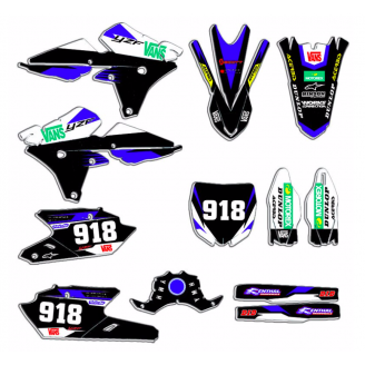 Kit adesivi compatibile con per YAMAHA YZF 450 2014 - 2017 - MXPKAD13280