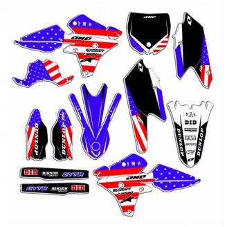 Kit adesivi compatibile con per YAMAHA YZF 450 2014 - 2017 - MXPKAD13560