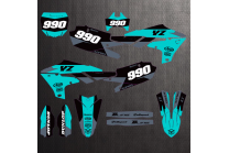 Kit adesivi compatibile con per Yamaha YZF 450 2018 - 2021 - MXPKAD13567