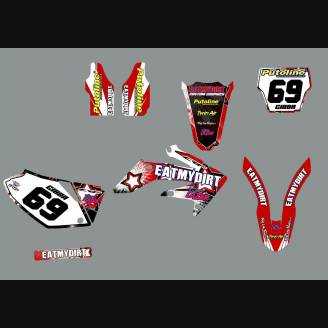 Sticker set compatible with per Honda CRF 250 2006 - 2009 - MXPKAD13256