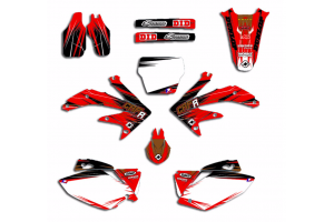 Kit Autocollants compatible avec per Honda CRF 450 2005 - 2008 - MXPKAD13261