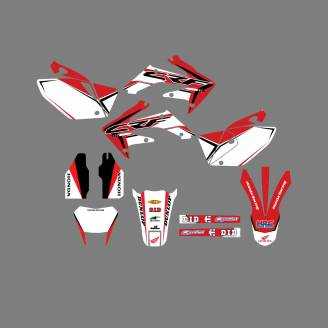 Sticker set compatible with per Honda CRFX 250 - 300 2004 - 2016 - MXPKAD13624