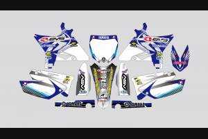 Aufkleber Satz kompatibel mit per YAMAHA YZ 125/250 2002 - 2014 - MXPKAD13272