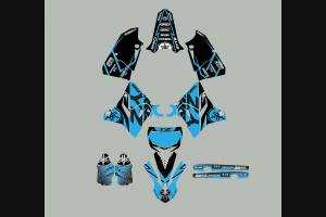 Kit adesivi compatibile con per YAMAHA YZ 125/250 2015 - 2021 - MXPKAD13273