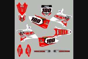 Aufkleber Satz kompatibel mit per YAMAHA YZ 125/250 2015 - 2021 - MXPKAD13673