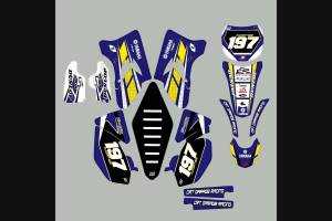 Kit de pegatinas compatible con per YAMAHA YZF 250 450 2003 - 2005 - MXPKAD13278