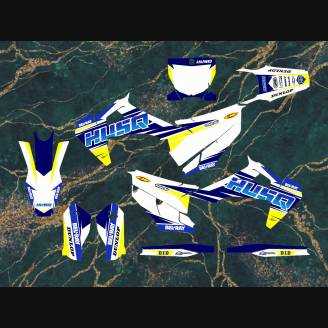 Kit de pegatinas compatible con per HUSQVARNA TC 125/250 - FC 250/350/450 2019 - 2021 - MXPKAD13641