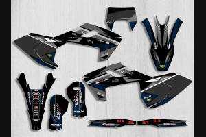 Aufkleber Satz kompatibel mit per HUSQVARNA TE 150/250/300 FE 250/350/450 2017 - 2019 - MXPKAD13644