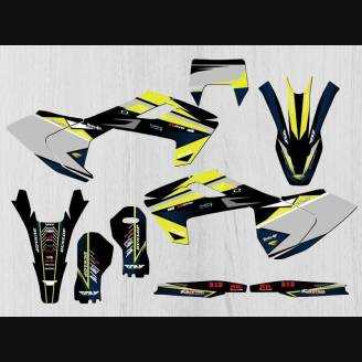 Kit Autocollants compatible avec per HUSQVARNA TE 150/250/300 FE 250/350/450 2017 - 2019 - MXPKAD13685