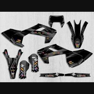 Kit de pegatinas compatible con per HUSQVARNA TE 150/250/300 FE 250/350/450 2017 - 2019 - MXPKAD13686