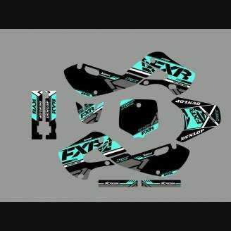 Aufkleber Satz kompatibel mit per KAWASAKI KX 85 2004 - 2010 - MXPKAD13651