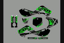 Kit Autocollants compatible avec per KAWASAKI KX 85 2004 - 2010 - MXPKAD13651