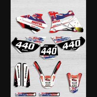 Kit de pegatinas compatible con per HUSQVARNA 570 2001 - MXPKAD13647