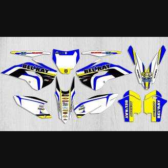 Aufkleber Satz kompatibel mit per HUSQVARNA TC 125/250 - FC 250/350/450 2014 - 2015 - MXPKAD13639