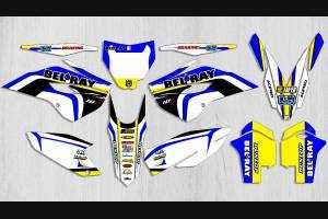 Aufkleber Satz kompatibel mit per HUSQVARNA TC 125/250 - FC 250/350/450 2014 - 2015 - MXPKAD13639