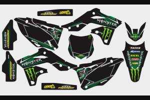 Sticker set compatible with per KAWASAKI KXF 250 2013 - 2016 - MXPKAD13724