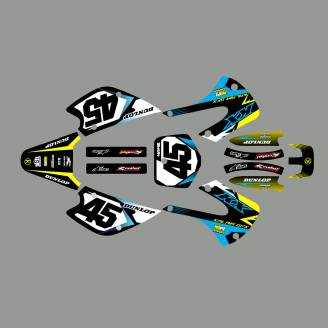 Kit adesivi compatibile con per KAWASAKI KX 85 2004 - 2010 - MXPKAD13711