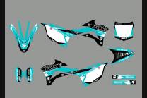 Aufkleber Satz kompatibel mit per KAWASAKI KX 85 2014 - 2020 - MXPKAD13730