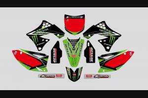 Sticker set compatible with per KAWASAKI KXF 250 2009 - 2012 - MXPKAD13733