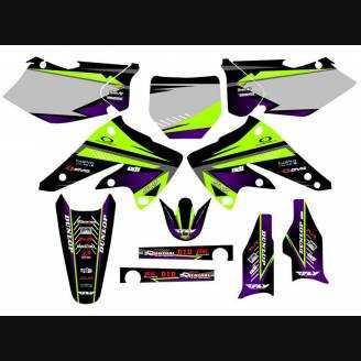 Kit de pegatinas compatible con per KAWASAKI KXF 250 2004 - 2005 - MXPKAD13656