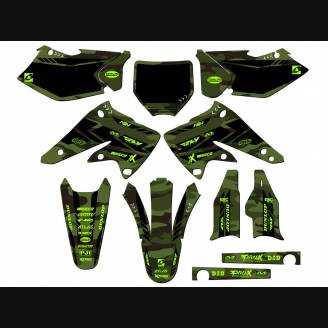 Kit de pegatinas compatible con per KAWASAKI KXF 250 2004 - 2005 - MXPKAD13656