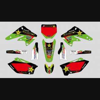 Kit Autocollants compatible avec per KAWASAKI KXF 250 2004 - 2005 - MXPKAD13736