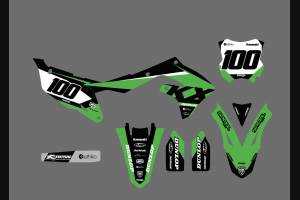 Sticker set compatible with per KAWASAKI KXF 250 2021 - MXPKAD13740