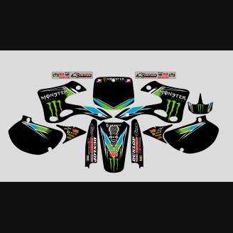 Sticker set compatible with per KAWASAKI KX 125/250 1999 - 2002 - MXPKAD13743