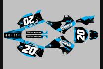 Sticker set compatible with per KAWASAKI KX 125/250 2003 - 2008 - MXPKAD13654