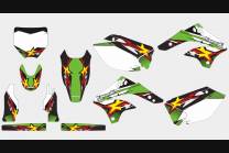 Sticker set compatible with per KAWASAKI KXF 450 2006 - 2008 - MXPKAD13662