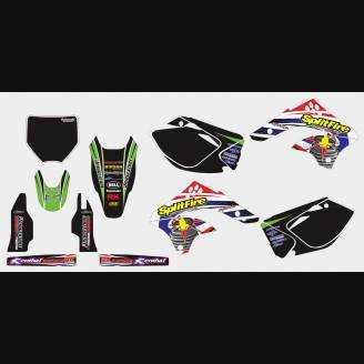 Kit de pegatinas compatible con per KAWASAKI KXF 450 2006 - 2008 - MXPKAD13749