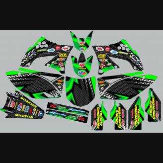 Kit adesivi compatibile con per KAWASAKI KXF 450 2009 - 2011 - MXPKAD13663