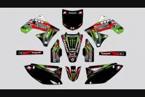 Kit de pegatinas compatible con per KAWASAKI KXF 450 2009 - 2011 - MXPKAD13752