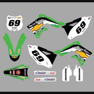 Sticker set compatible with per KAWASAKI KXF 450 2012 - 2015 - MXPKAD13755