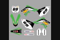 Sticker set compatible with per KAWASAKI KX 500 1988 - 2004 - MXPKAD13758