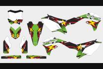 Sticker set compatible with per KAWASAKI KXF 450 2016 - 2018 - MXPKAD13760