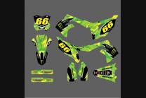 Sticker set compatible with per KAWASAKI KXF 450 2019 - 2021 - MXPKAD13666