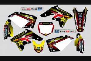 Kit Autocollants compatible avec per SUZUKI RMZ 250 2007 - 2009 - MXPKAD13768