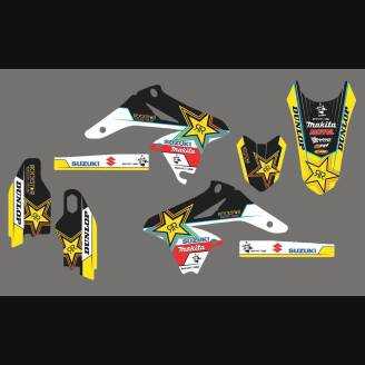 Kit Autocollants compatible avec per SUZUKI RMZ 250 2010 - 2017 - MXPKAD13696