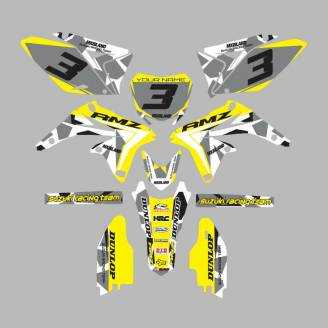 Sticker set compatible with per SUZUKI RMZ 250 2019 - 2021 - MXPKAD13697