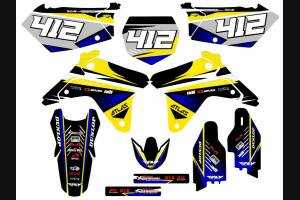 Kit adesivi compatibile con per SUZUKI RMZ 450 2005 - 2006 - MXPKAD13778